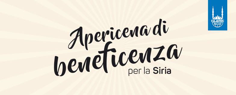 Apericena di beneficienza per la Siria