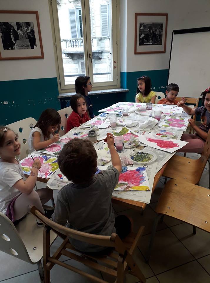 Incontro di pittura per bambini alla Casa del Quartiere