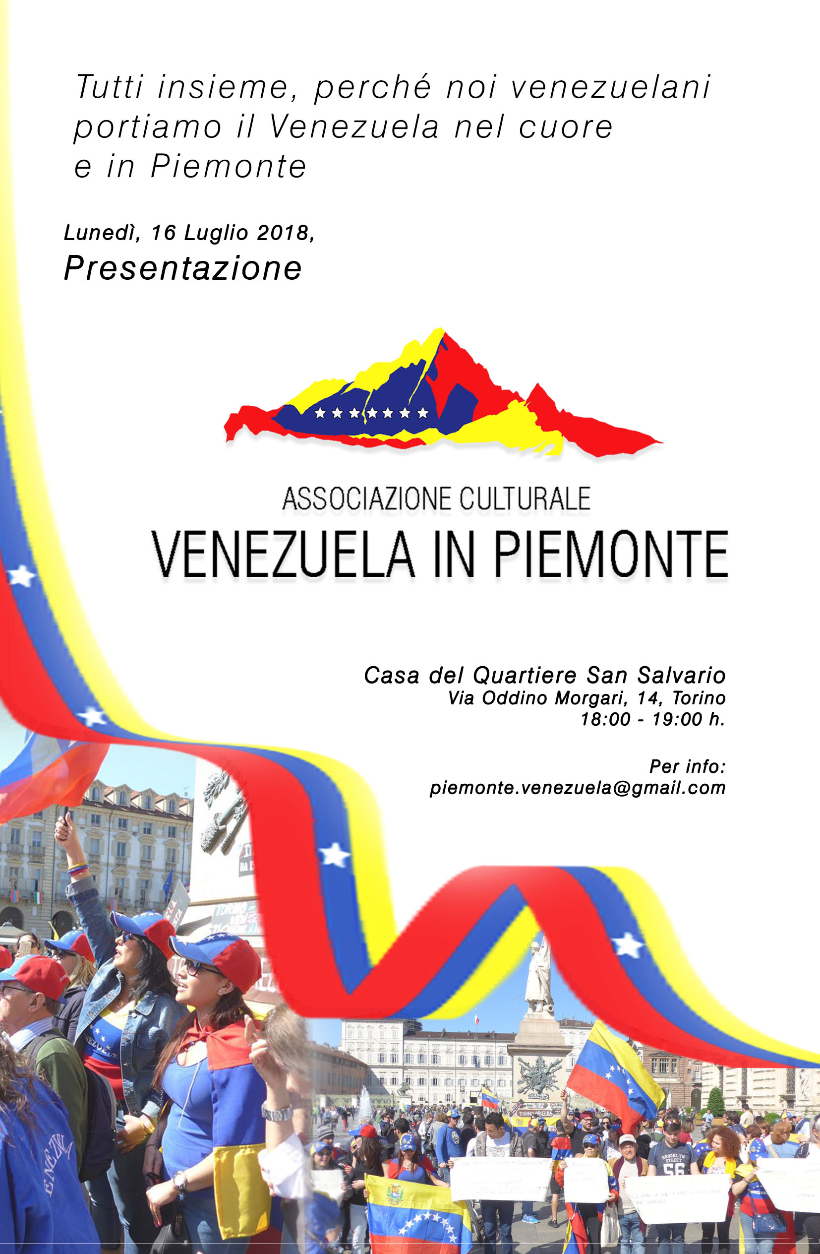 Venezuela in Piemonte: presentazione della nuova associazione
