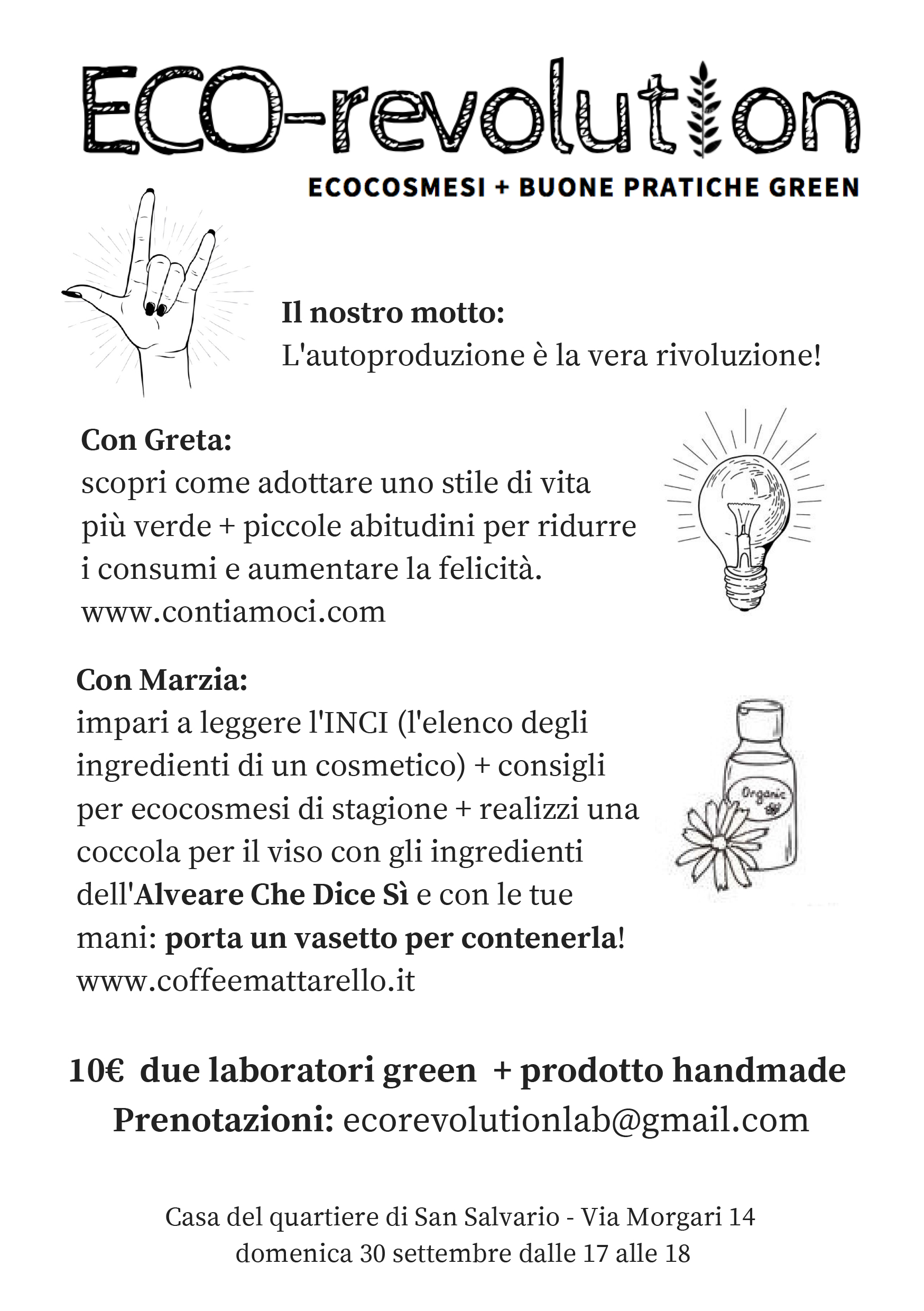 ECO-revolution: ecocosmesi + buone pratiche green